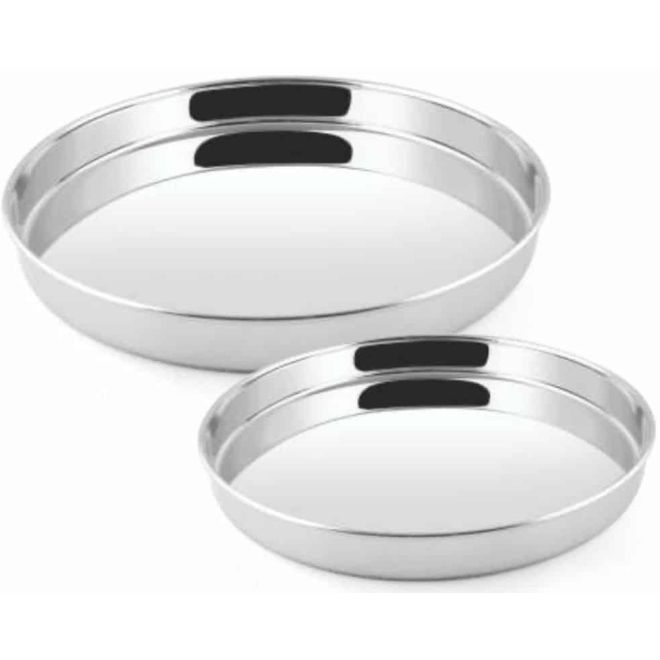 Plain Thali - Stainless Steel Round Dinner Plate