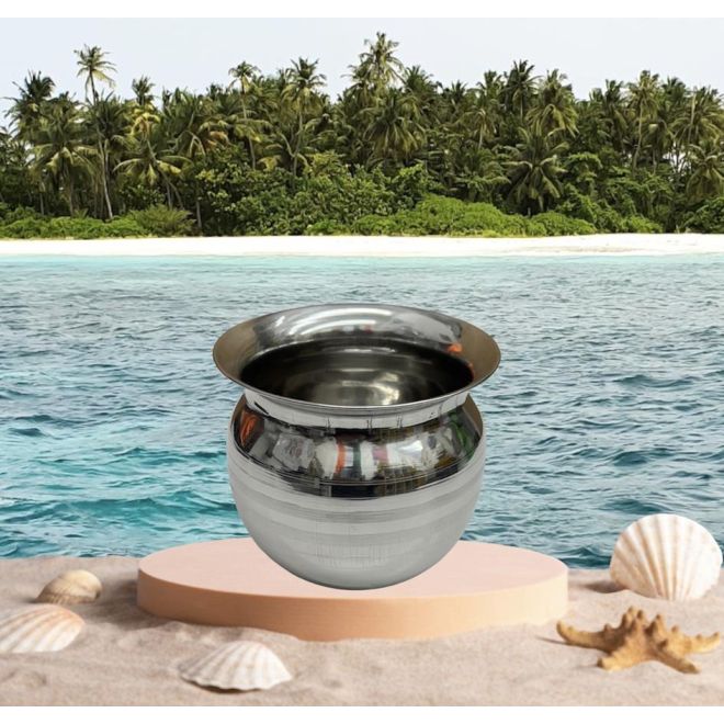 Stainless Steel Kalash, Lota Pot for Puja, Karwa Chauth etc.