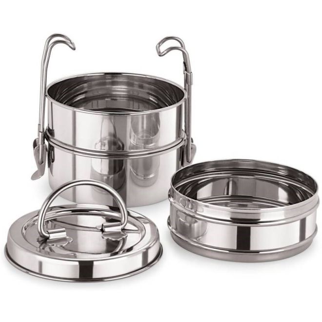 Tiffin, Stainless Steel (Multi-tiered lunch box)