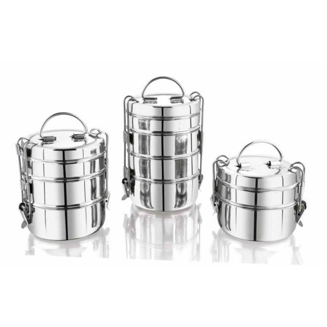 Tiffin, Stainless Steel (Multi-tiered lunch box)