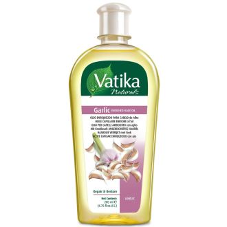 Dabur Vatika Naturals Garlic Enriched Hair Oil (Haaröl angereichert mit Knoblauchextrakt) 200ml