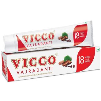 Vicco Vajradanti Zahnpasta (Ayurvedische Paste für Zahnfleich & Zähne)