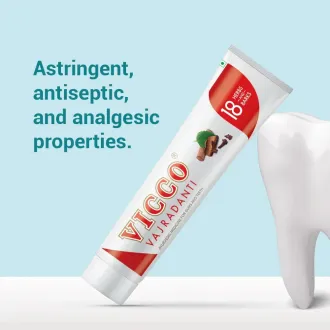 Vicco Vajradanti Zahnpasta (Ayurvedische Paste für Zahnfleich & Zähne)