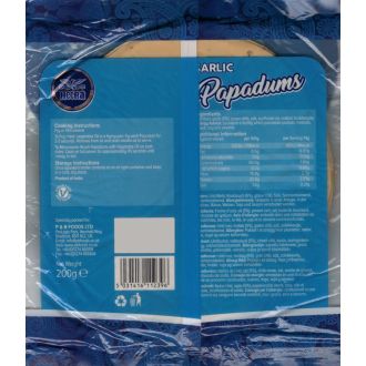 Heera Garlic Papadums (200 g)