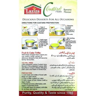 Laziza Custard Powder - Banana Flavour (300g)