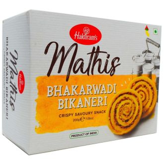Haldiram Mathis - Bhakarwadi Bikaneri (Knuspriger herzhafter Snack) 200g