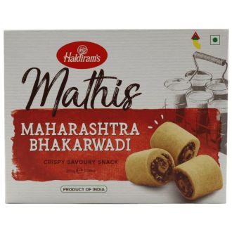 Haldiram Mathis - Maharashtra Bhakarwadi (Knuspriger herzhafter Snack) 200g