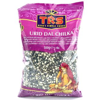 TRS Urid Dal Chilka, उड़द काली दाल (Halbe Urdbohnen, ungeschält)