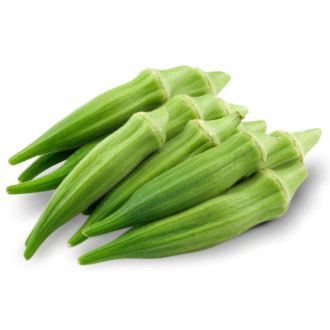 Fresh Bhindi, Whole Okra (Frische Okra-Schoten)
