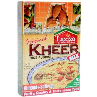 Laziza Kheer Mix - Almond & Saffron (Milchreis-Mix mit Mandel & Safran) 155g