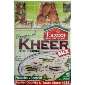 Laziza Kheer Mix - Pistachio & Coconut (Milchreis-Mix mit Pistazien & Kokosnuss) 155g