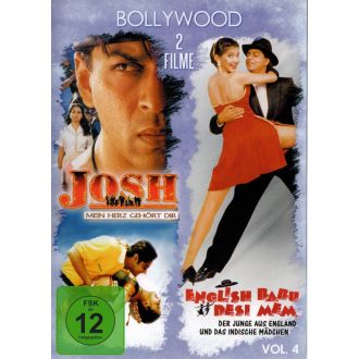 Bollywood 2 Films with Shahrukh Khan - Vol. 4 (Josh & English Babu Desi Mem)