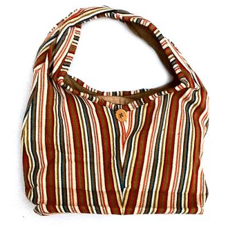 Beautiful Indian Satchel - Beautifully Colored - Cotton