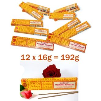 Goloka Nag Champa Räucherstäbchen - 192g