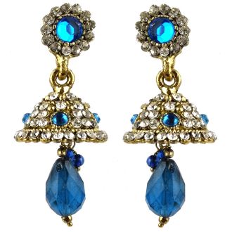 Jhumka - Fancy Earrings in Bollywood Style (Size: 5x2cm)