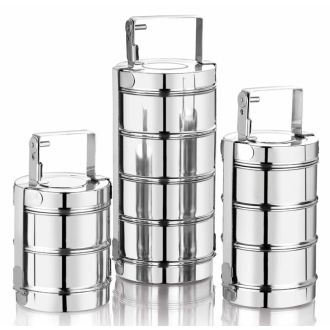 Tiffin, Lunch Box with Lock function from Stainless Steel