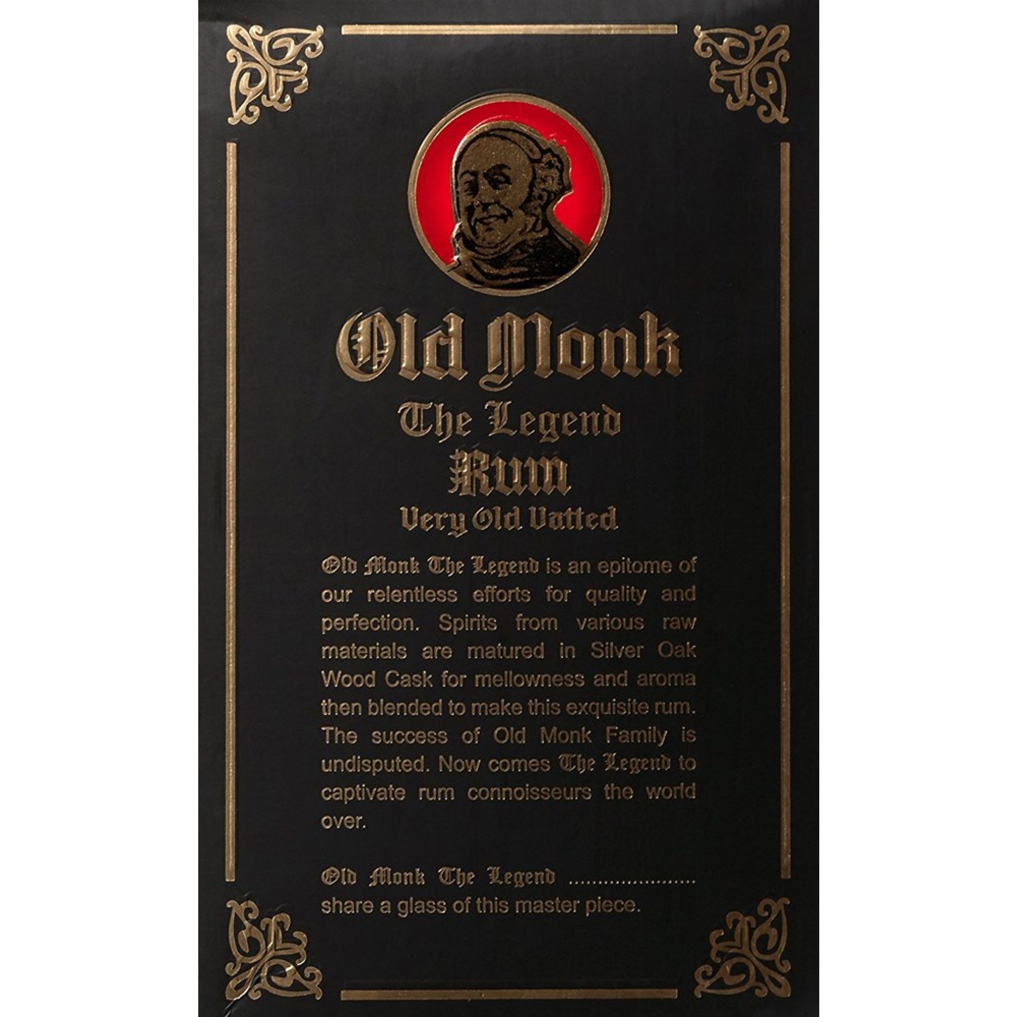 Old Monk The Legend Rum in Mönchkopf (18-jähriger Rum, 42,8%) 1 Liter Old Monk The Legend Rum in Mönchkopf (18-jähriger Rum, 42,8%) 1 Liter
